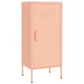 Armoire de rangement Rose 42,5x35x101,5 cm Acier