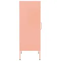 Armoire de rangement Rose 42,5x35x101,5 cm Acier