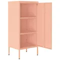 Armoire de rangement Rose 42,5x35x101,5 cm Acier