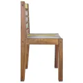 Chaises à manger lot de 2 bois de récupération solide