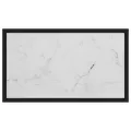 Table console Blanc 60x35x75 cm Verre trempé