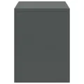 Tables de chevet 2 pcs Gris foncé 35x30x40cm Bois de pin massif