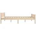 Cadre de lit Bois de pin massif 120x200 cm