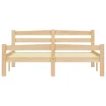 Cadre de lit bois de pin massif 140x200 cm