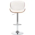 Tabouret de bar Blanc Similicuir