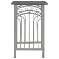 Ensemble de bar 3 pcs Bois et acier Anthracite