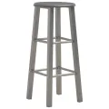 Ensemble de bar 3 pcs Bois et acier Anthracite