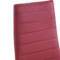 Mobilier de salle à manger 7 pcs Rouge bordeaux