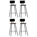 Mobilier de bar 5 pcs Bois de récupération massif