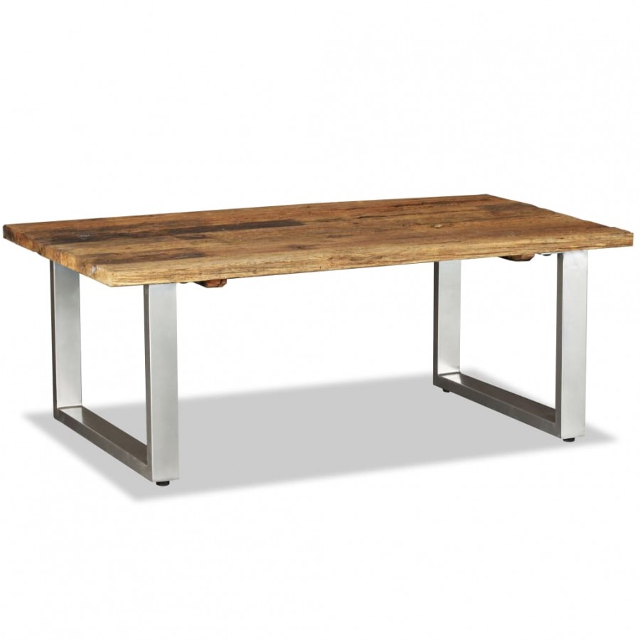 Table basse Bois de récupération massif 100 x 60 x 38 cm