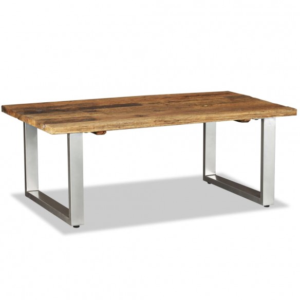 Table basse Bois de récupération massif 100 x 60 x 38 cm