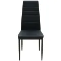 Ensemble table et chaise de salle à manger 5 pièces noir