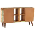 Armoire avec 1 porte 4 étagères 3 tiroirs Bois massif récupéré