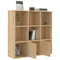 Bibliothèque Chêne sonoma 98x30x98 cm Aggloméré