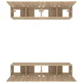Meubles TV 4 pcs Chêne Sonoma 80x30x30 cm Bois d'ingénierie