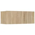 Meubles TV 4 pcs Chêne Sonoma 80x30x30 cm Bois d'ingénierie