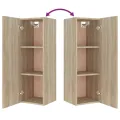 Ensemble de meubles TV 4 pcs Chêne sonoma Bois d'ingénierie