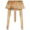 Banc 160x40x45 cm bois massif de manguier
