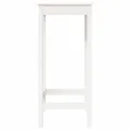 Table de bar blanc 50x50x110 cm bois massif de pin