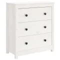 Buffet Blanc 70x35x80 cm Bois massif de pin