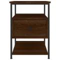 Tables de chevet 2pcs chêne marron 40x42x56cm bois d'ingénierie