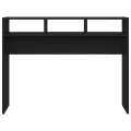 Table console Noir 105x30x80 cm Aggloméré