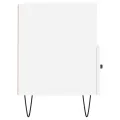Meuble TV Blanc 80x36x50 cm Bois d'ingénierie