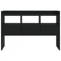 Buffet Noir 105x30x70 cm Aggloméré