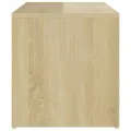 Table d'appoint Chêne sonoma 59x36x38 cm Aggloméré