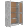 Bibliothèque Gris béton 82,5x30,5x150 cm Aggloméré