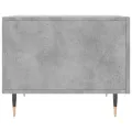Table basse gris béton 50x50x40 cm bois d'ingénierie