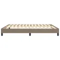 cadre de lit Taupe 180x200 cm Tissu