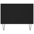 Table basse noir 102x50x40 cm bois d'ingénierie