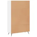Buffet haut blanc 69,5x31x115 cm bois d'ingénierie
