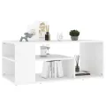 Table basse Blanc 100x50x40 cm Aggloméré