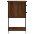 Tables de chevet 2pcs chêne marron 32x42x70cm Bois d'ingénierie