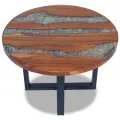 Table basse Teck Résine 60 cm