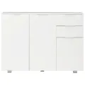Buffet Blanc brillant 107x35x80,5 cm