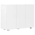 Buffet Blanc brillant 107x35x80,5 cm