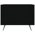 Tables basses 2 pcs noir 50x50x40 cm bois d'ingénierie