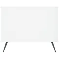 Table basse Blanc brillant 102x50x40 cm Bois d'ingénierie