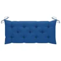 Banc de jardin pliable avec coussin 118 cm Bambou
