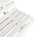 Banc de jardin 145,5 cm Plastique Blanc
