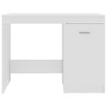 Bureau Blanc brillant 100x50x76 cm Aggloméré