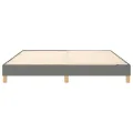 cadre de lit Gris foncé 180x200 cm Tissu