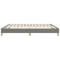cadre de lit Gris foncé 180x200 cm Tissu