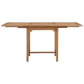 Table extensible de jardin (110-160)x80x75 cm Teck solide