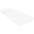 Lit de repos avec matelas 90x200 cm Blanc Bois de pin massif