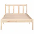 Cadre de lit bois de pin massif 90x200 cm