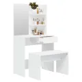 Ensemble de coiffeuse Blanc 74,5x40x141 cm